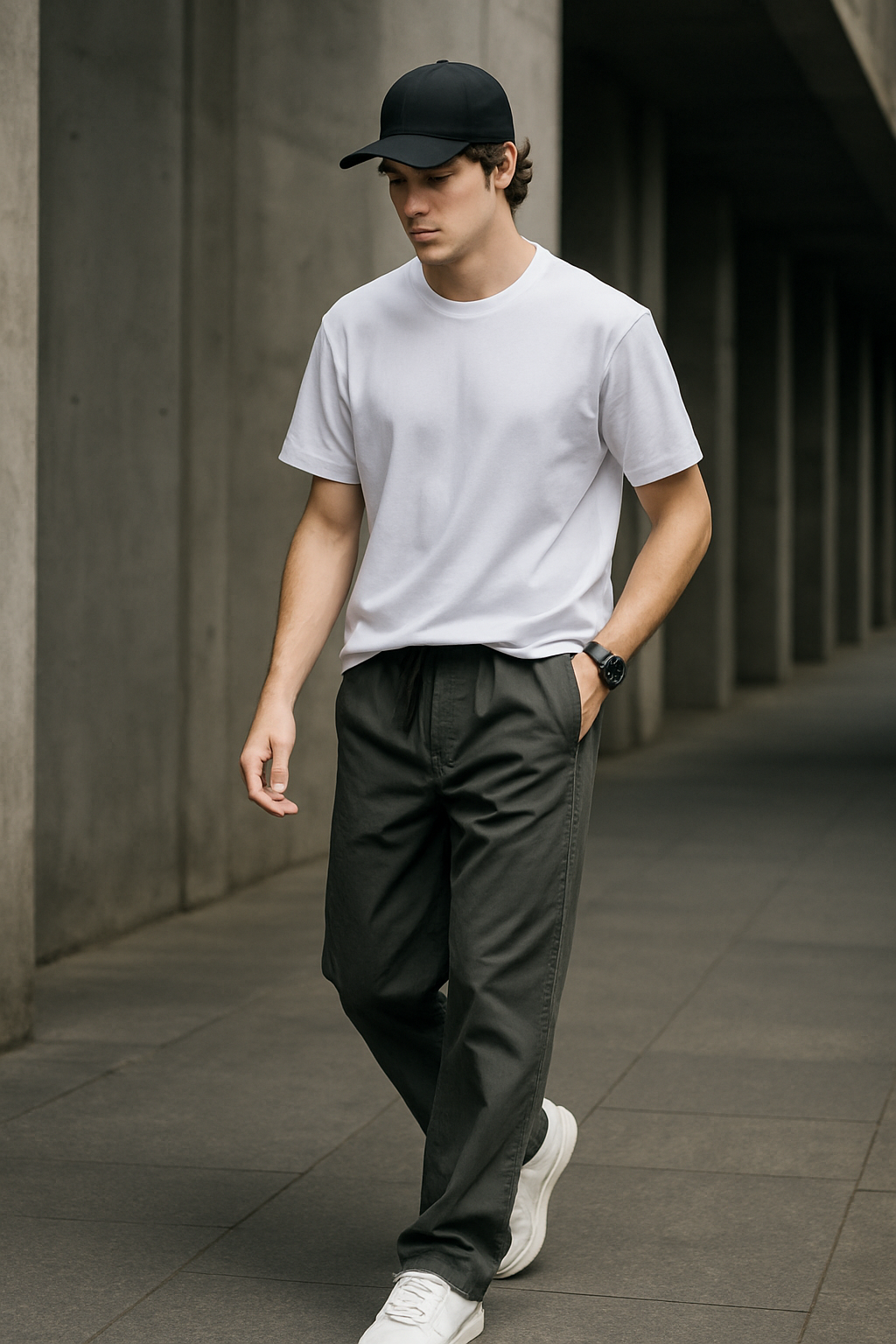 Men's trousers Relaxed Fit Supple Woven