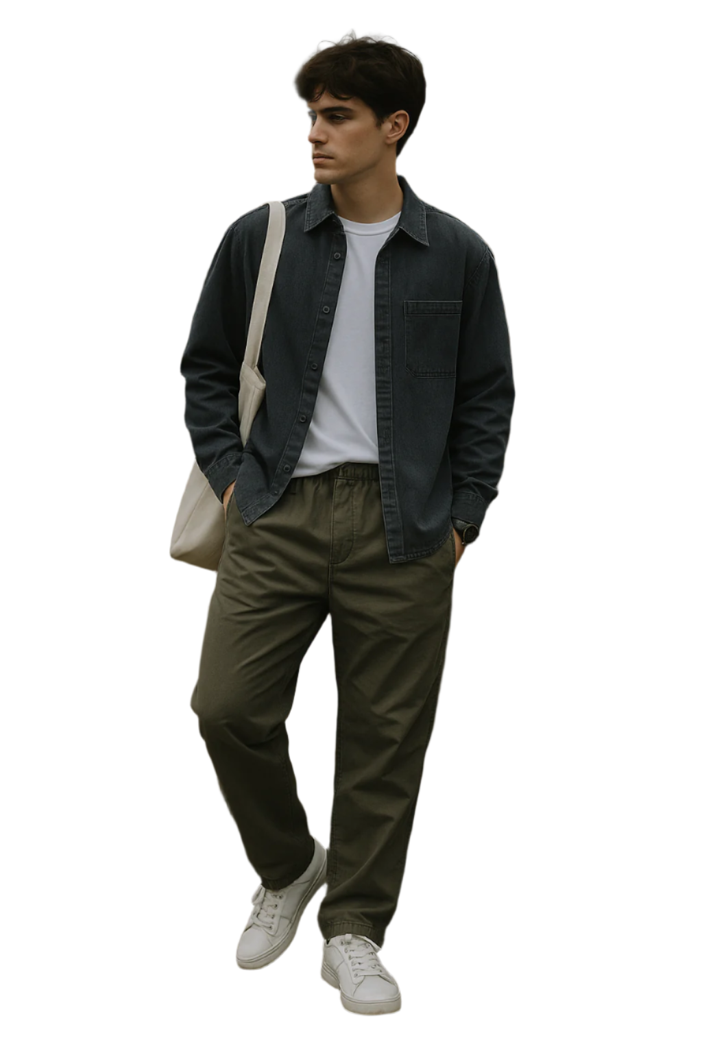 Men's trousers Relaxed Fit Supple Woven