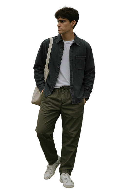 Men's trousers Relaxed Fit Supple Woven