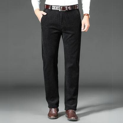 Men's trousers corduroy with fleece lining