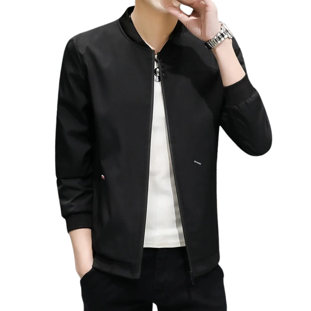 Men's zip-up windbreaker jacket