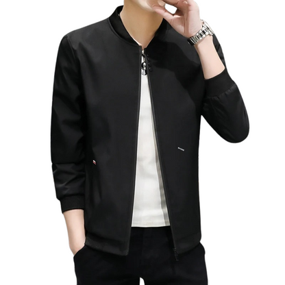 Men's zip-up windbreaker jacket