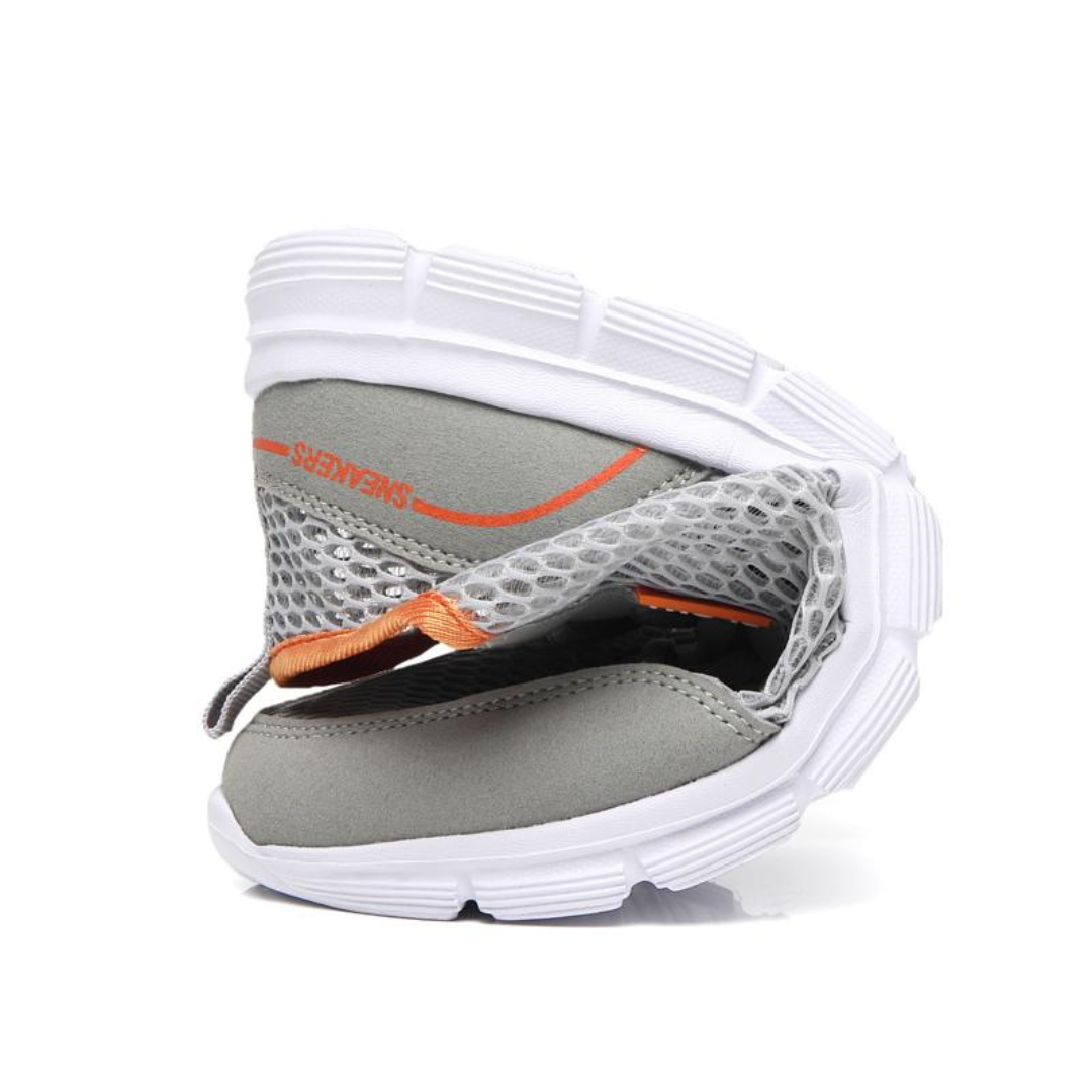 Mesh running shoes for men