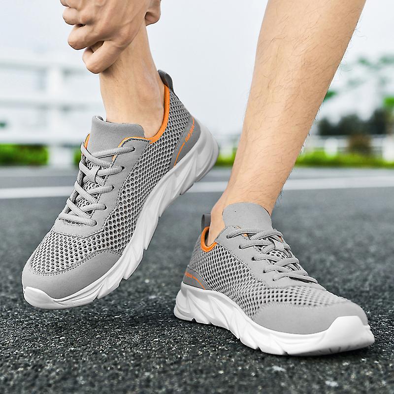 Mesh running shoes for men