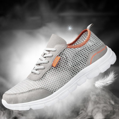 Mesh running shoes for men
