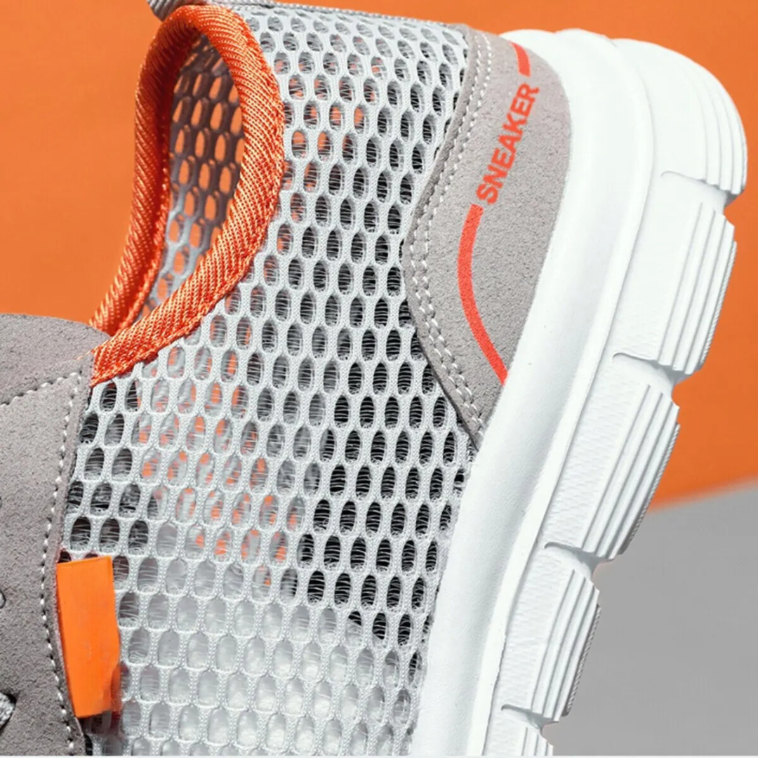 Mesh running shoes for men
