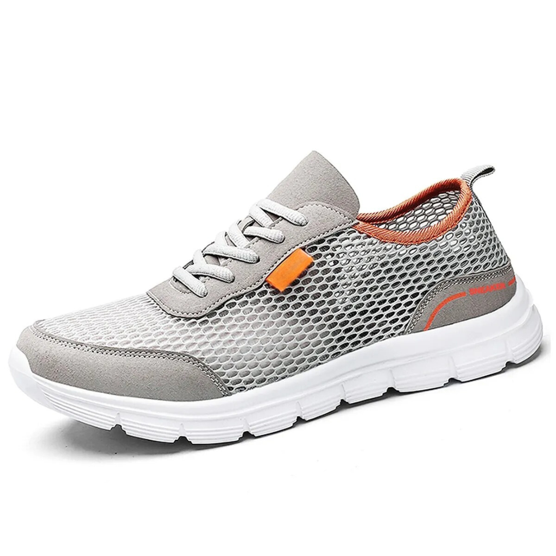 Mesh running shoes for men