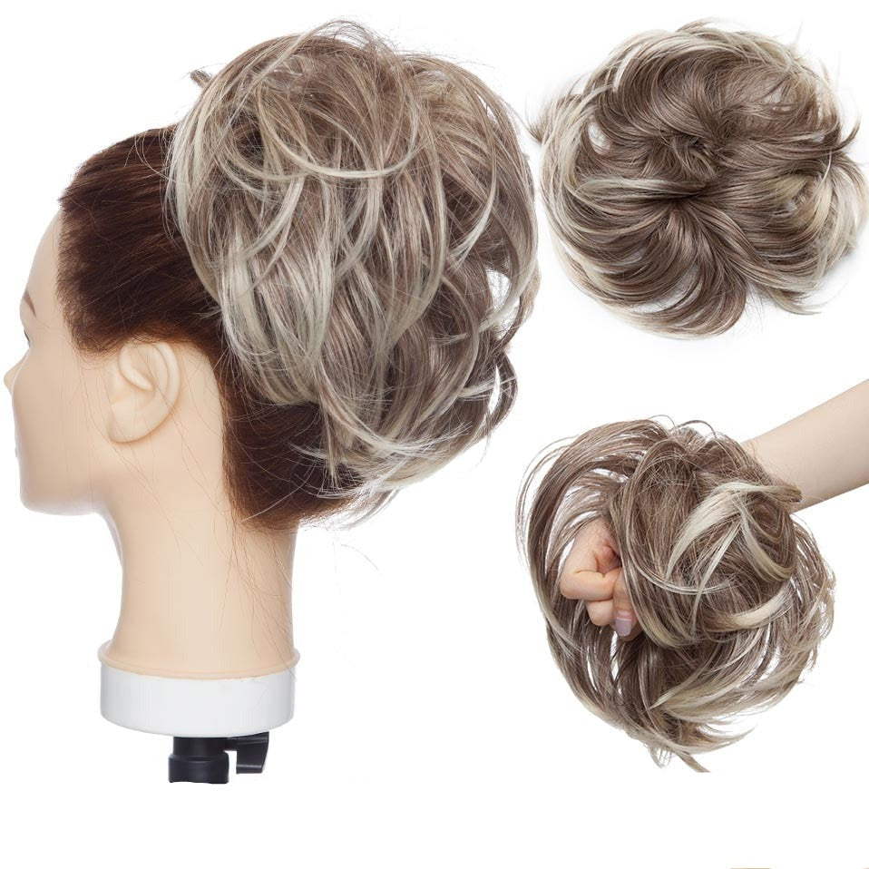 Messy bun hair scrunchie