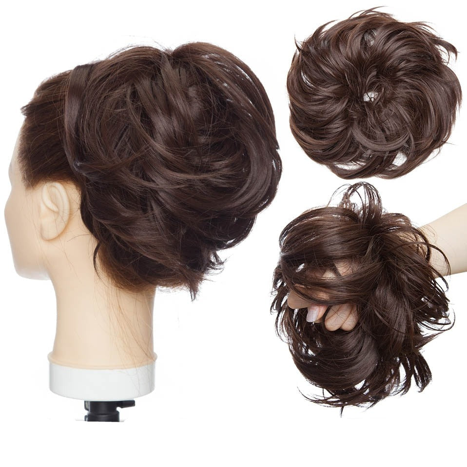 Messy bun hair scrunchie
