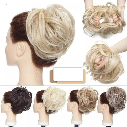 Messy bun hair scrunchie