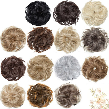Messy bun hair scrunchie