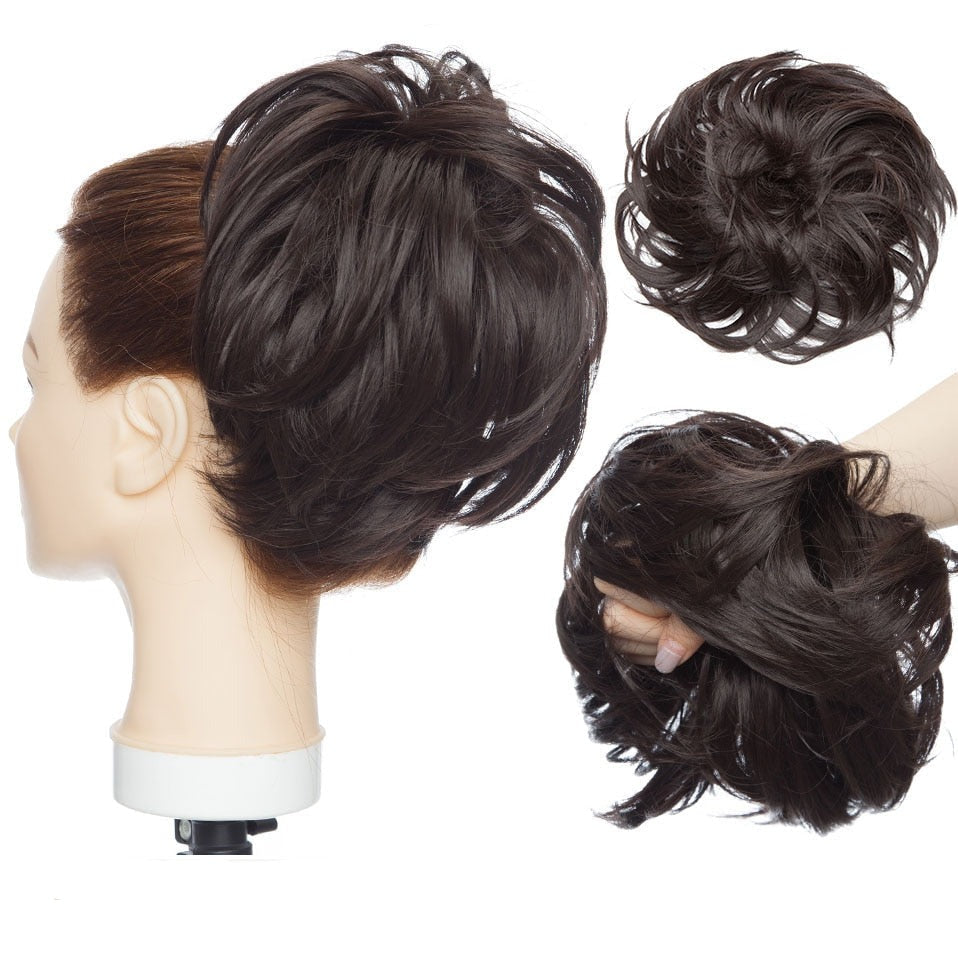 Messy bun hair scrunchie
