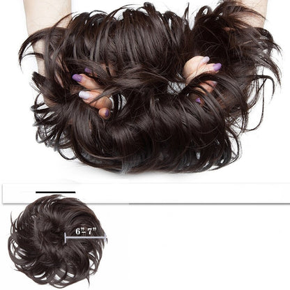 Messy bun hair scrunchie