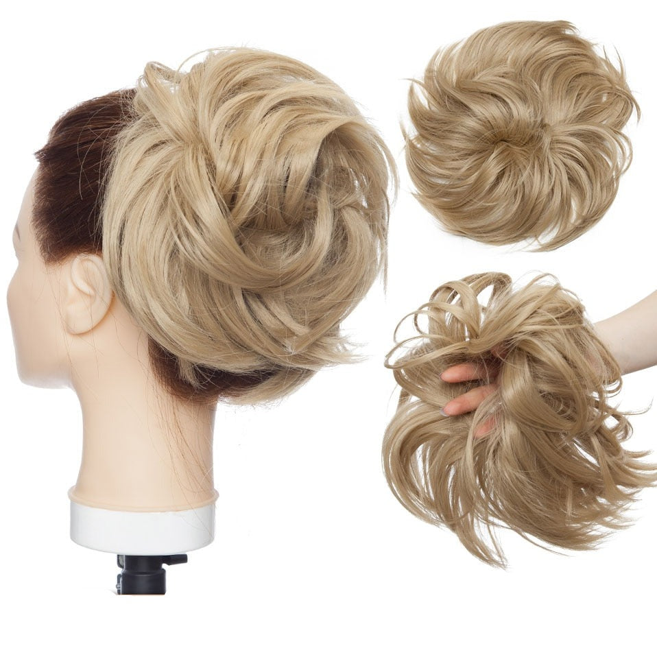 Messy bun hair scrunchie