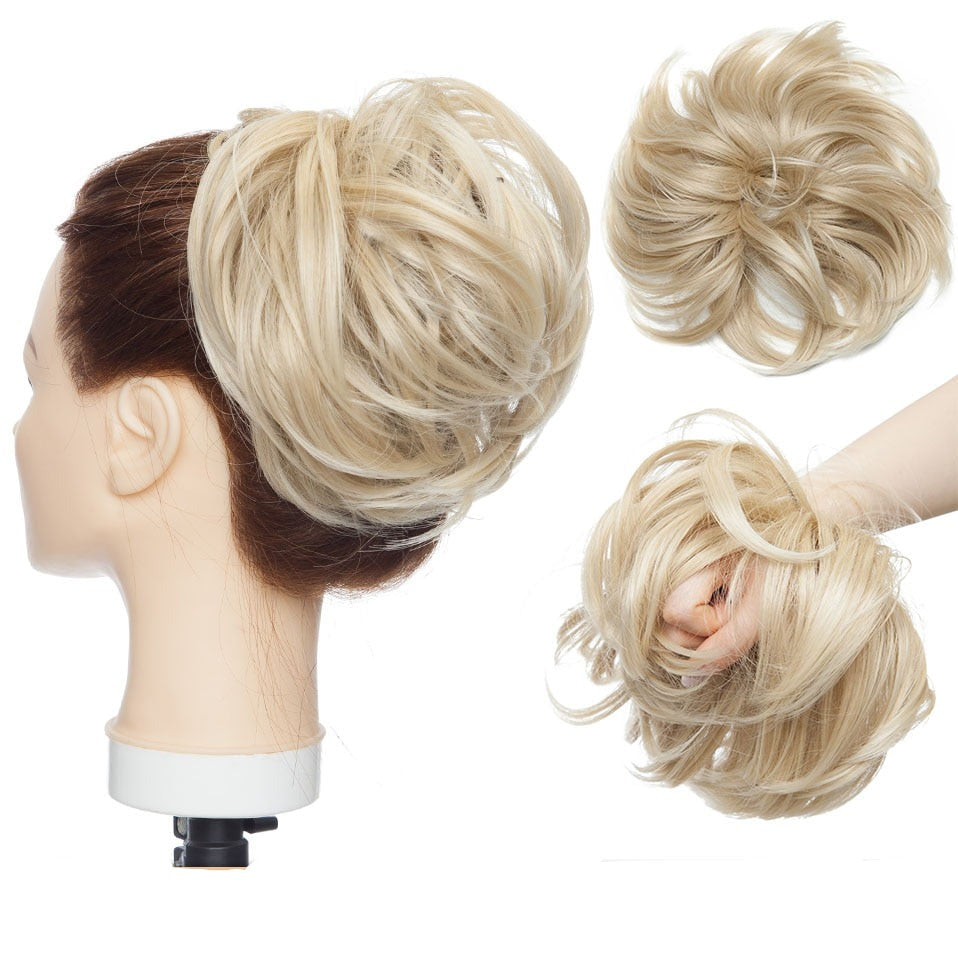 Messy bun hair scrunchie