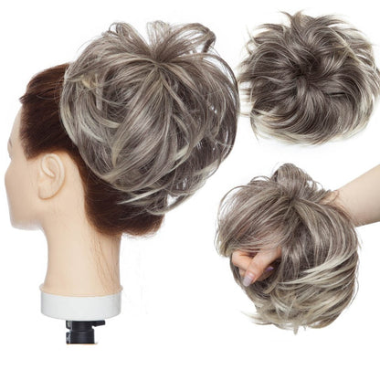 Messy bun hair scrunchie