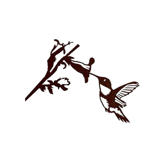 Metal Hummingbird Art Yard