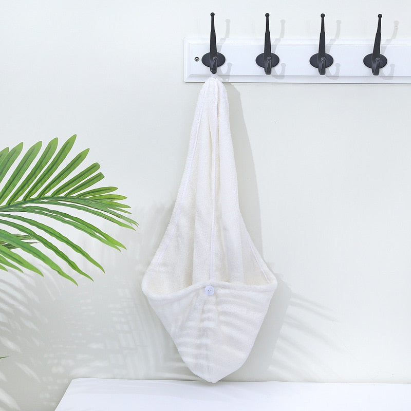 Microfibre Hair Towel (2 Pieces)
