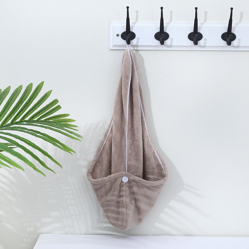 Microfibre Hair Towel (2 Pieces)