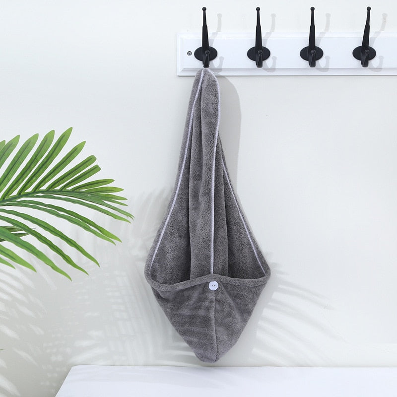 Microfibre Hair Towel (2 Pieces)