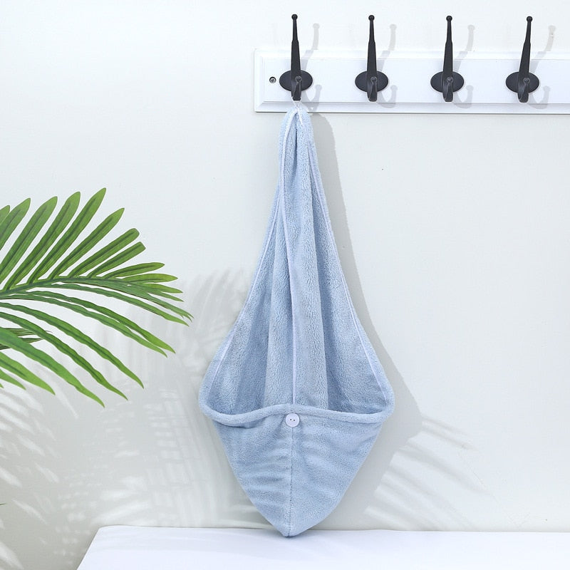 Microfibre Hair Towel (2 Pieces)