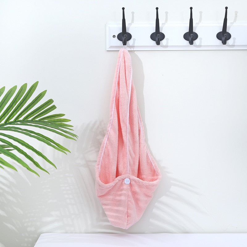 Microfibre Hair Towel (2 Pieces)