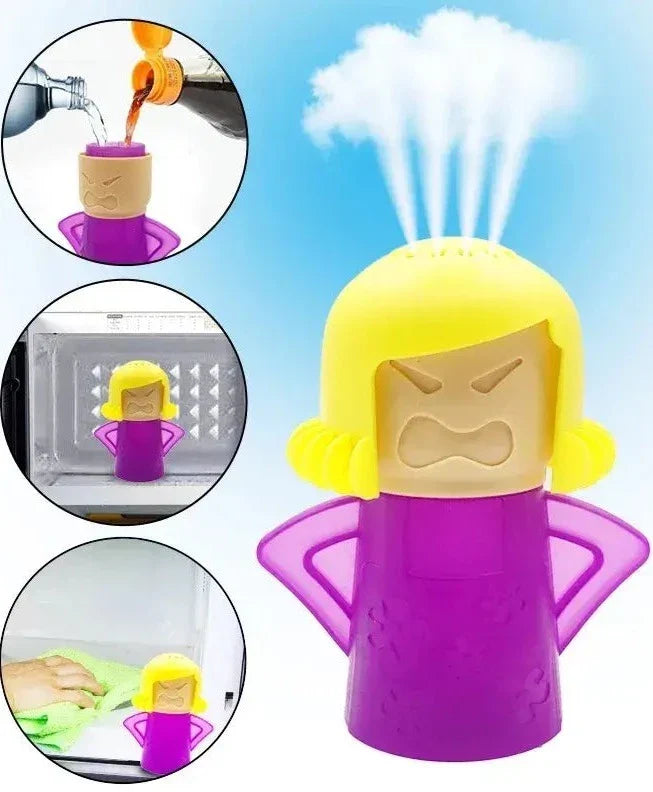 Microwave steam cleaner