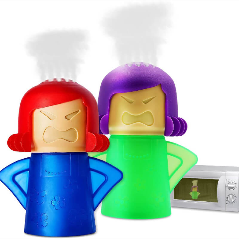 Microwave steam cleaner