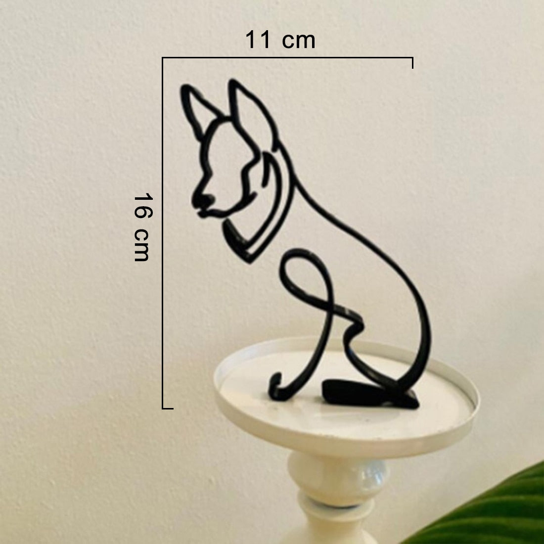 Minimalist Dog Art Sculpture