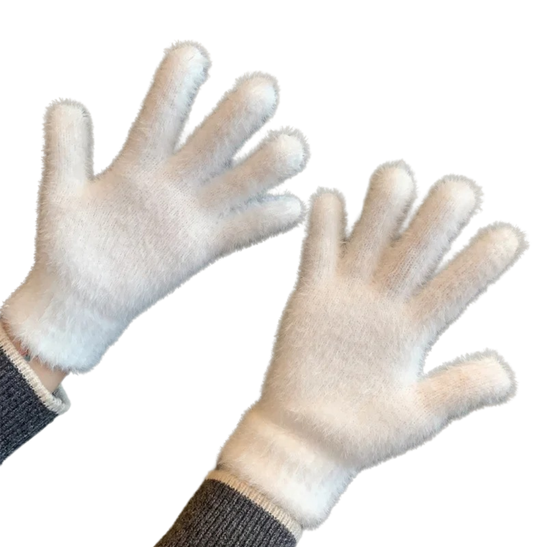 Mink Velvet Winter Gloves
