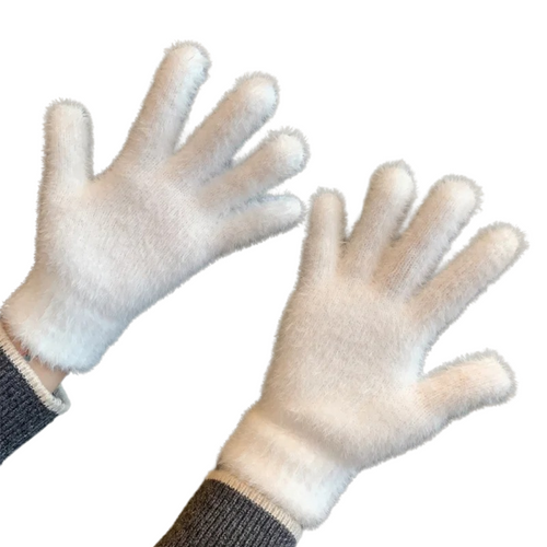 Mink Velvet Winter Gloves