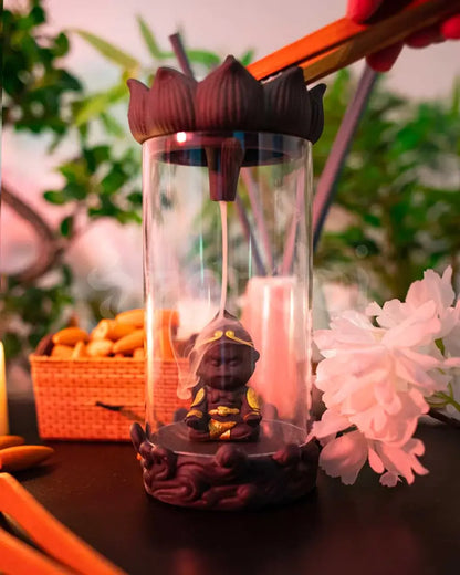 Monkey Backflow Incense Burner