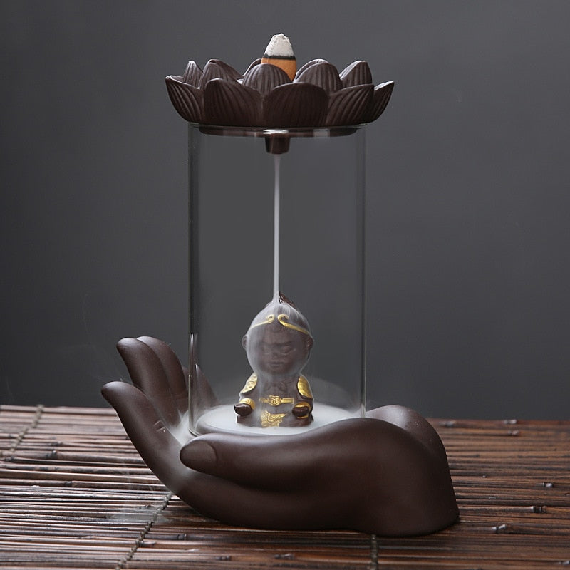 Monkey Backflow Incense Burner