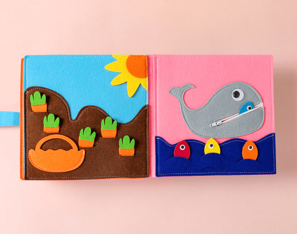 Montessori Baby Wipes Book