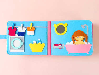 Montessori Baby Wipes Book