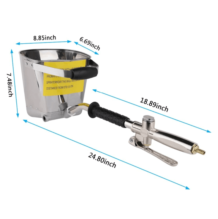 Mortar spray gun