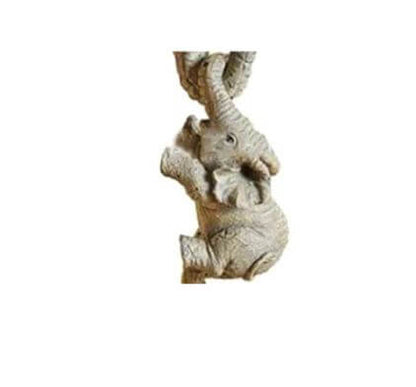 Mother and baby elephant figurine