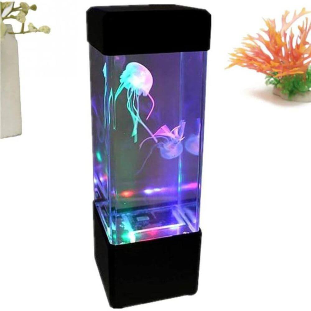 Multi-coloured Jellyfish Aquarium Lamp