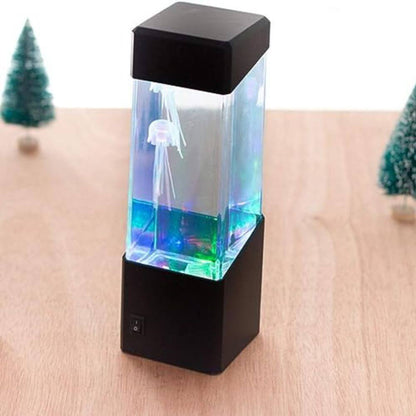 Multi-coloured Jellyfish Aquarium Lamp