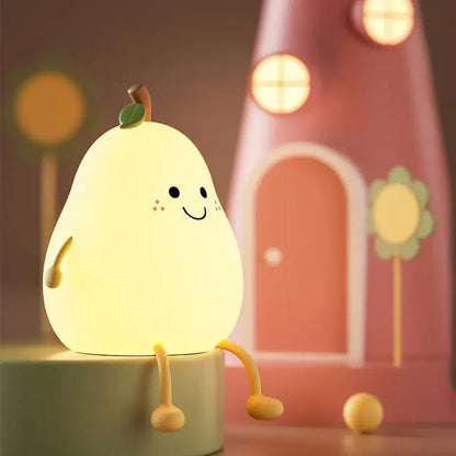 Multicoloured Speckled Pear Nightlight