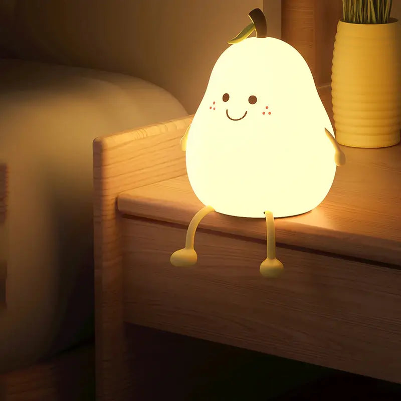 Multicoloured Speckled Pear Nightlight