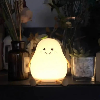 Multicoloured Speckled Pear Nightlight