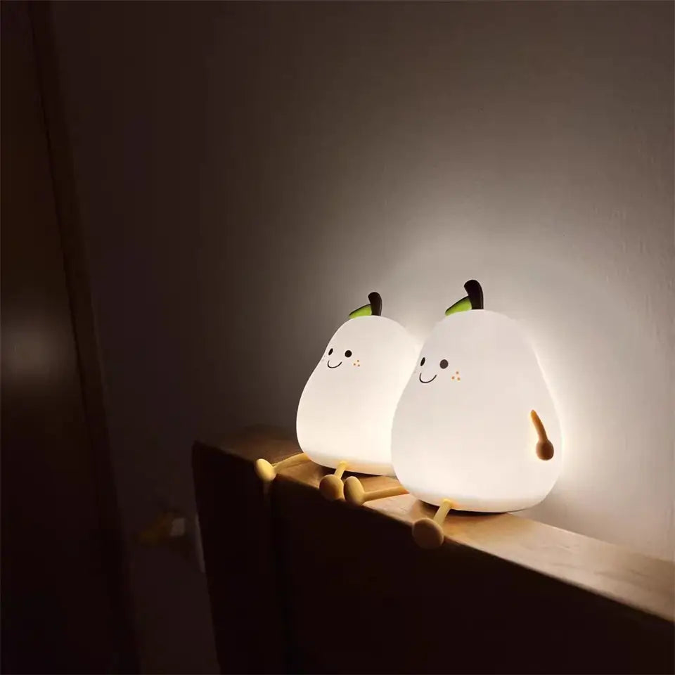 Multicoloured Speckled Pear Nightlight