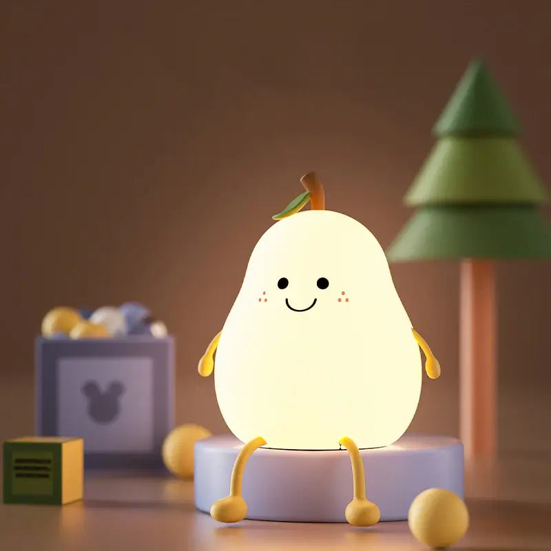 Multicoloured Speckled Pear Nightlight