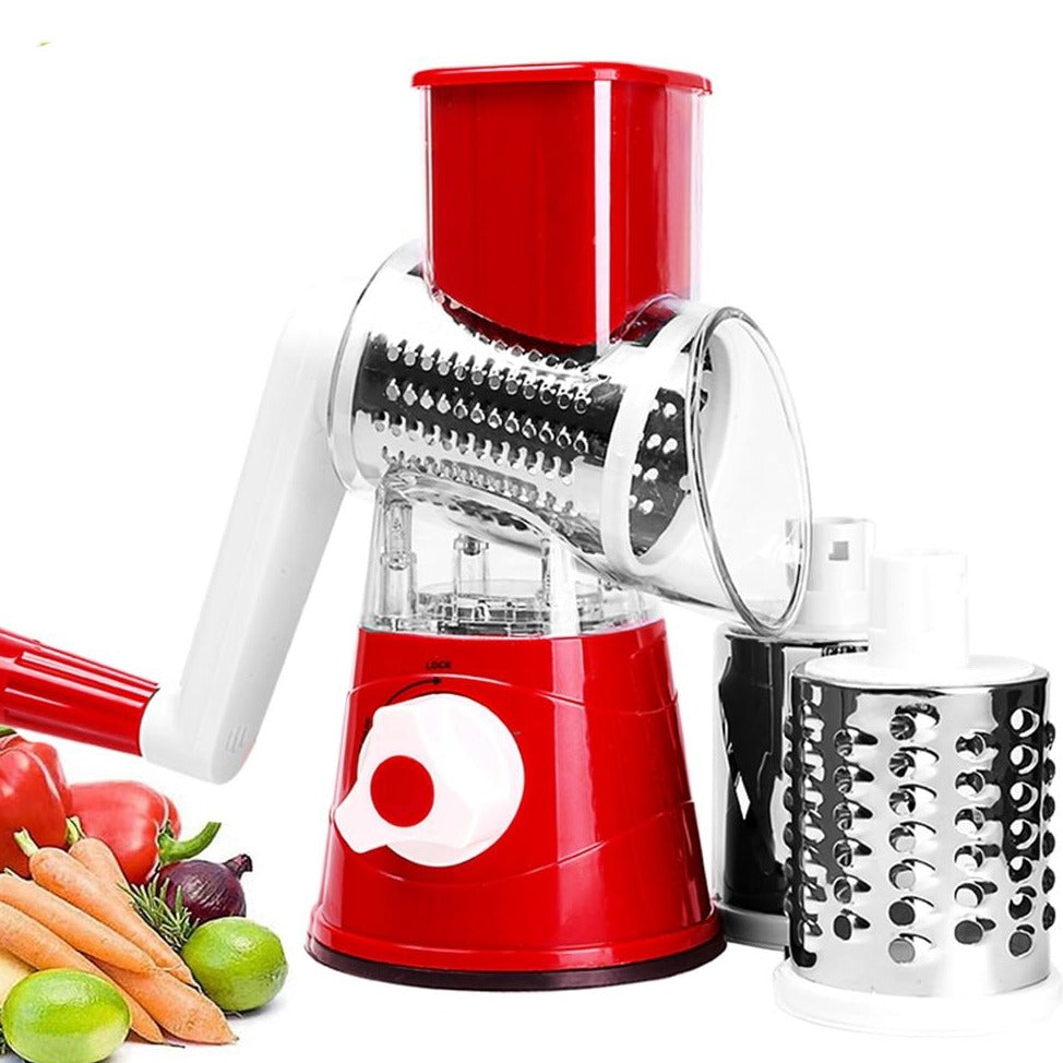 Multifunctional 3-blade vegetable slicer