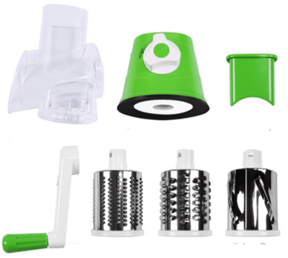 Multifunctional 3-blade vegetable slicer