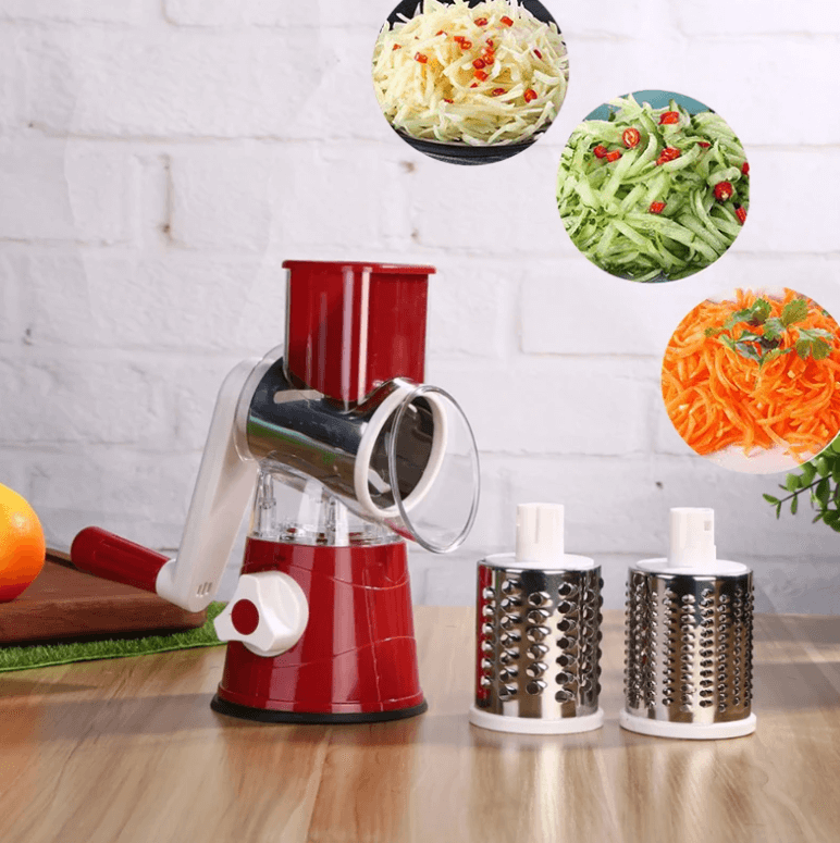 Multifunctional 3-blade vegetable slicer