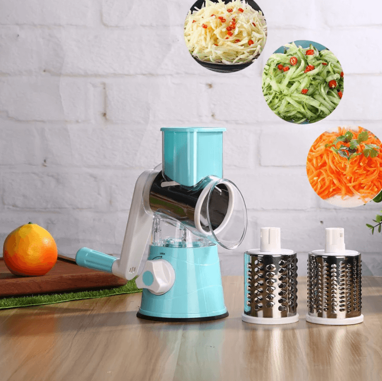 Multifunctional 3-blade vegetable slicer