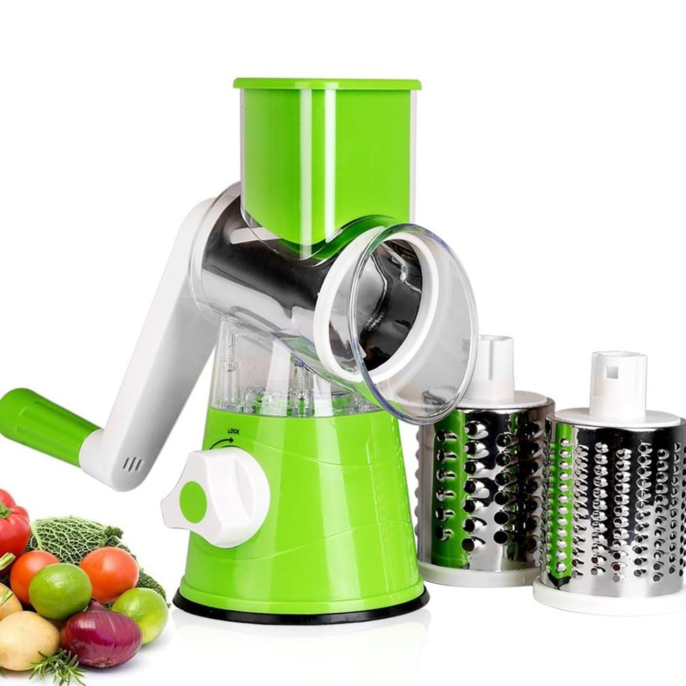 Multifunctional 3-blade vegetable slicer