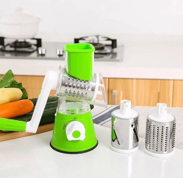 Multifunctional 3-blade vegetable slicer